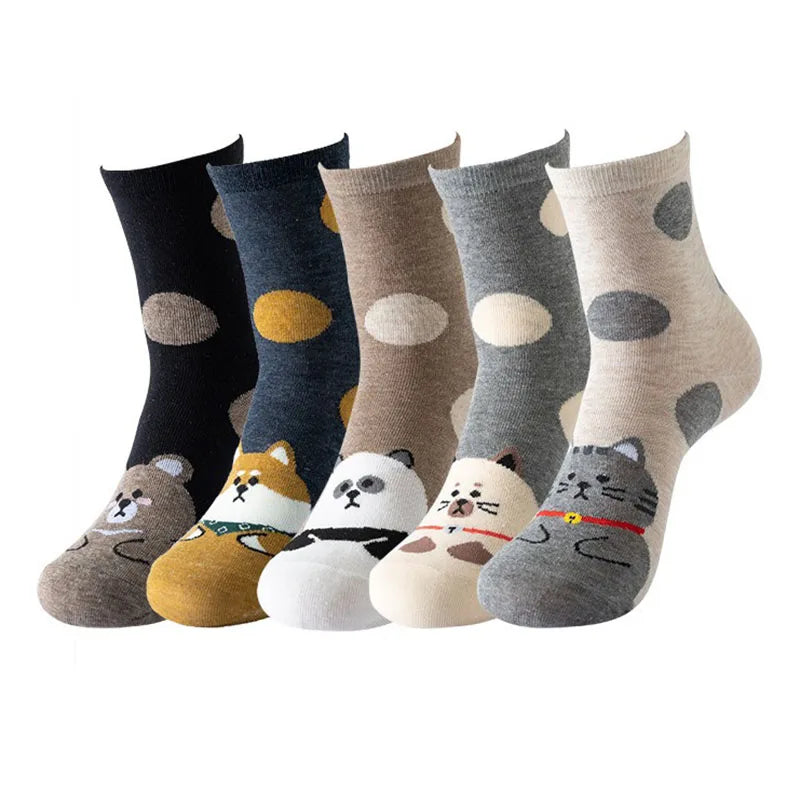 Cute Animal Crew Socks
