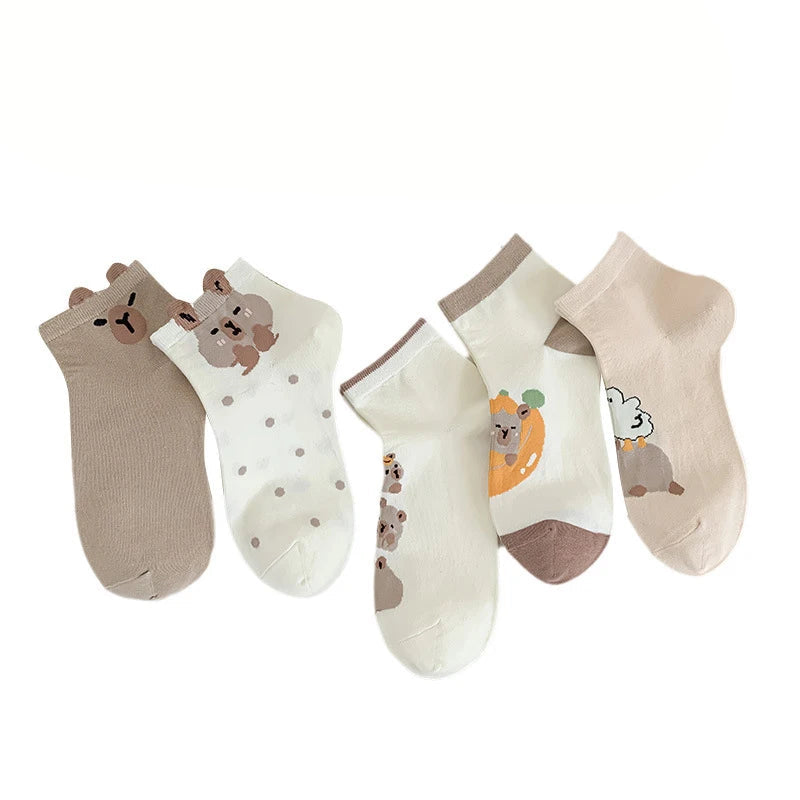 Capybara Cotton Socks