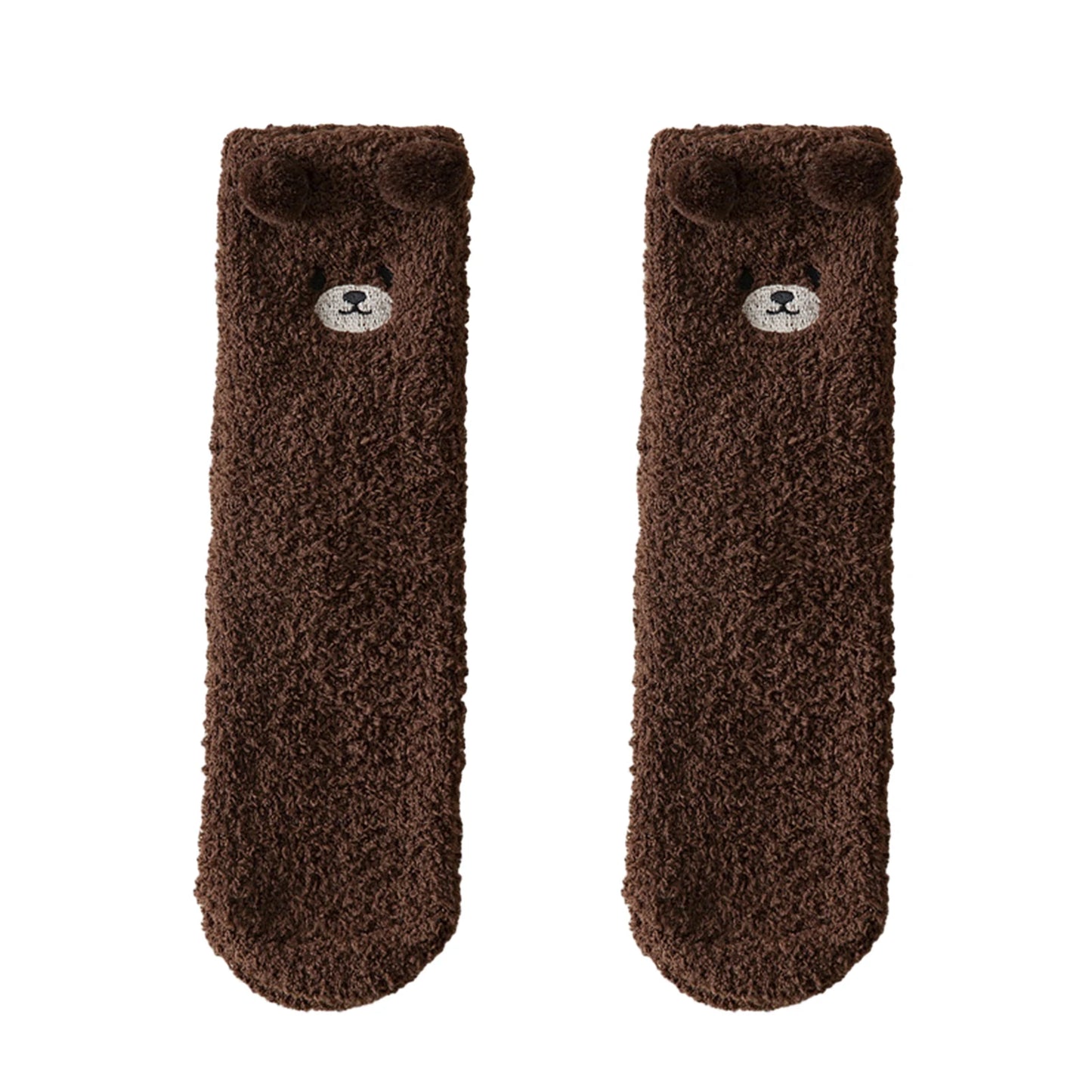 Fluffy Animal Winter Socks