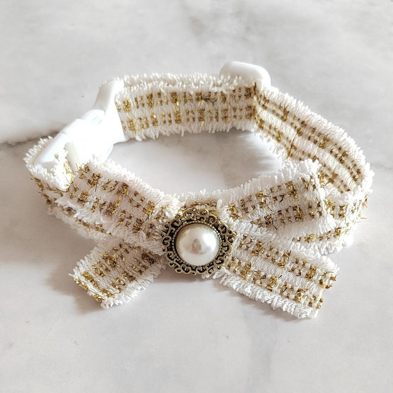 Elegant Cat Bow Tie Collar