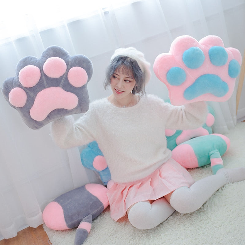 Kawaii Paw Back Seat Cushion