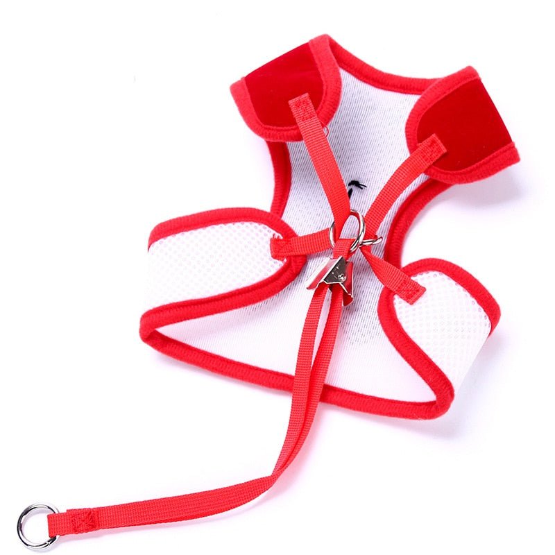 Bow Tie Pet Harness and Leash Set - Puppeeland