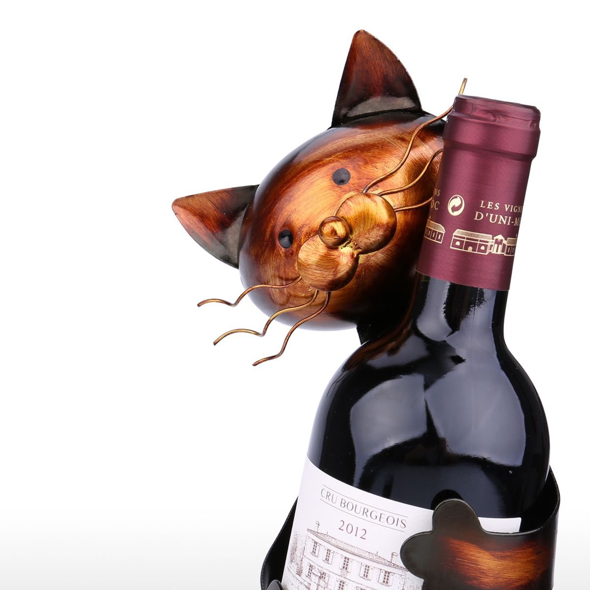 Cat Wine Holder Figurine - Puppeeland