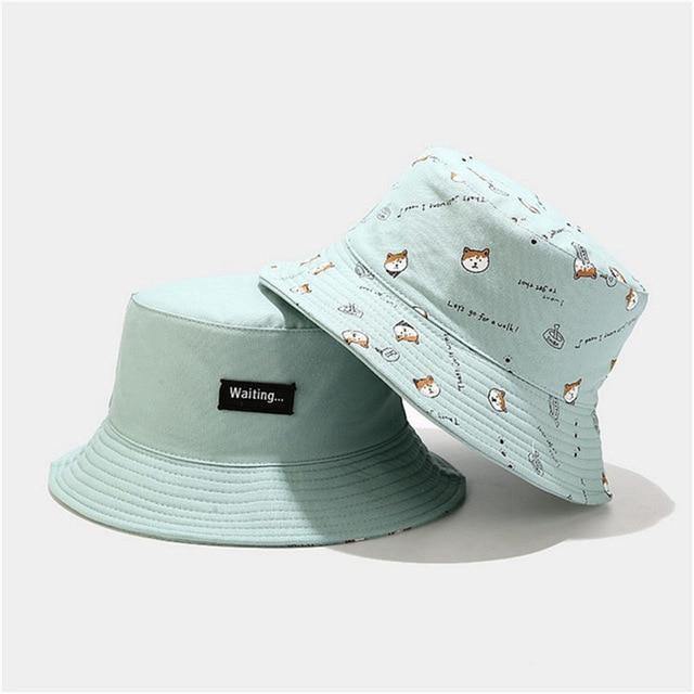 Cute Dog Print Outdoor Hat - Puppeeland