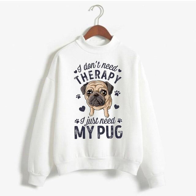 Cute Pug Sweatshirt - Puppeeland
