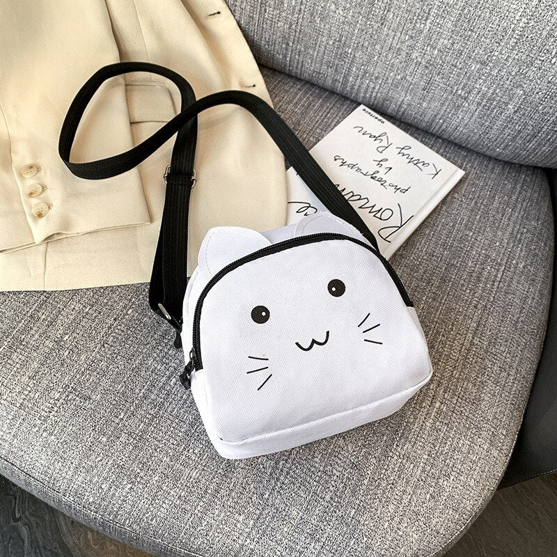 Korean Style Cute Cat Crossbody - Puppeeland