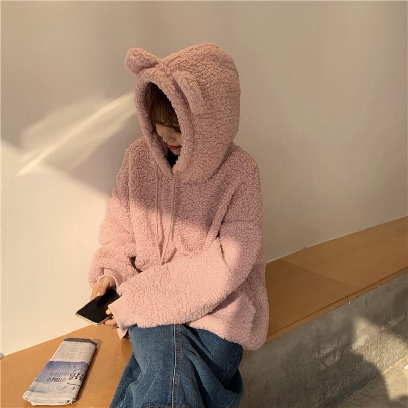 Korean Style Dog Ear Hoodie - Puppeeland