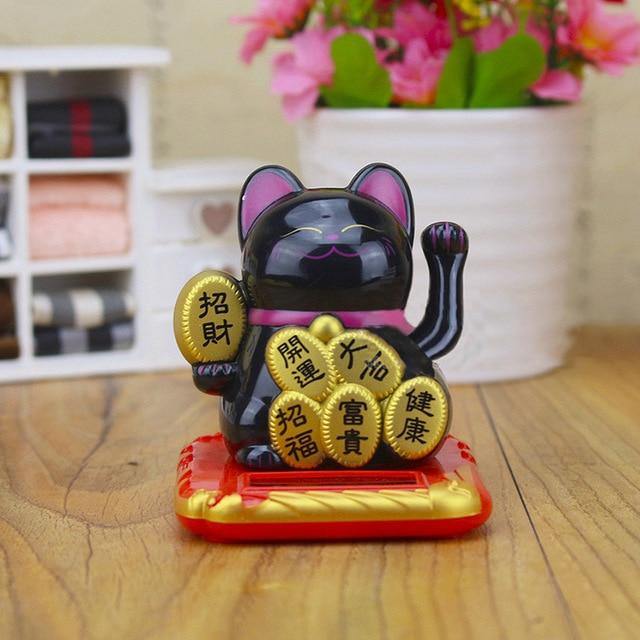 Maneki Neko Lucky Cat Sculpture - Puppeeland