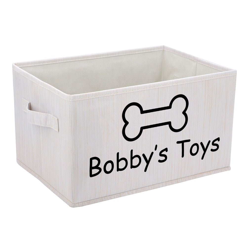 Personalized Pet Toy Storage Basket - Puppeeland