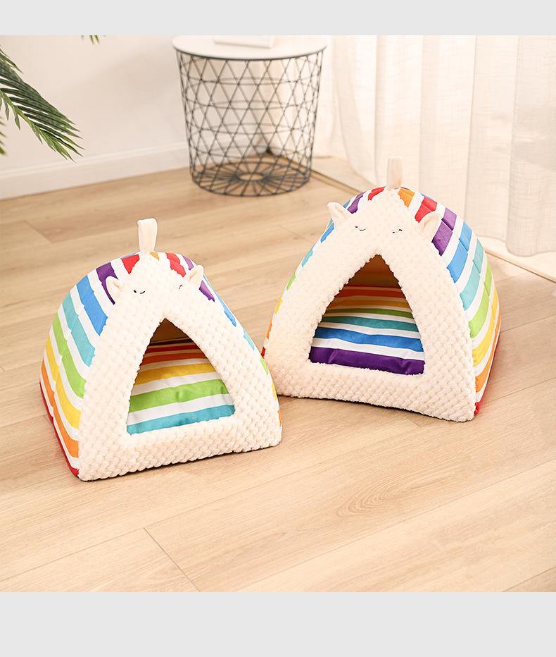 Rainbow Pet Bed - Puppeeland
