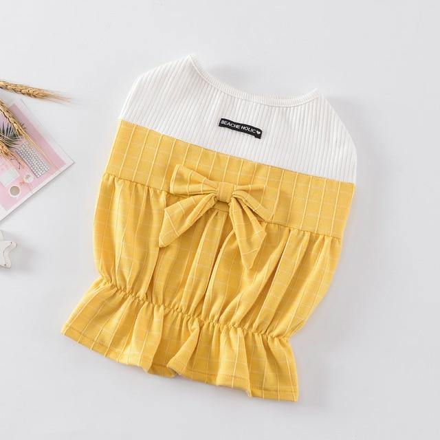 Summer Plaid Top for Pets - Puppeeland