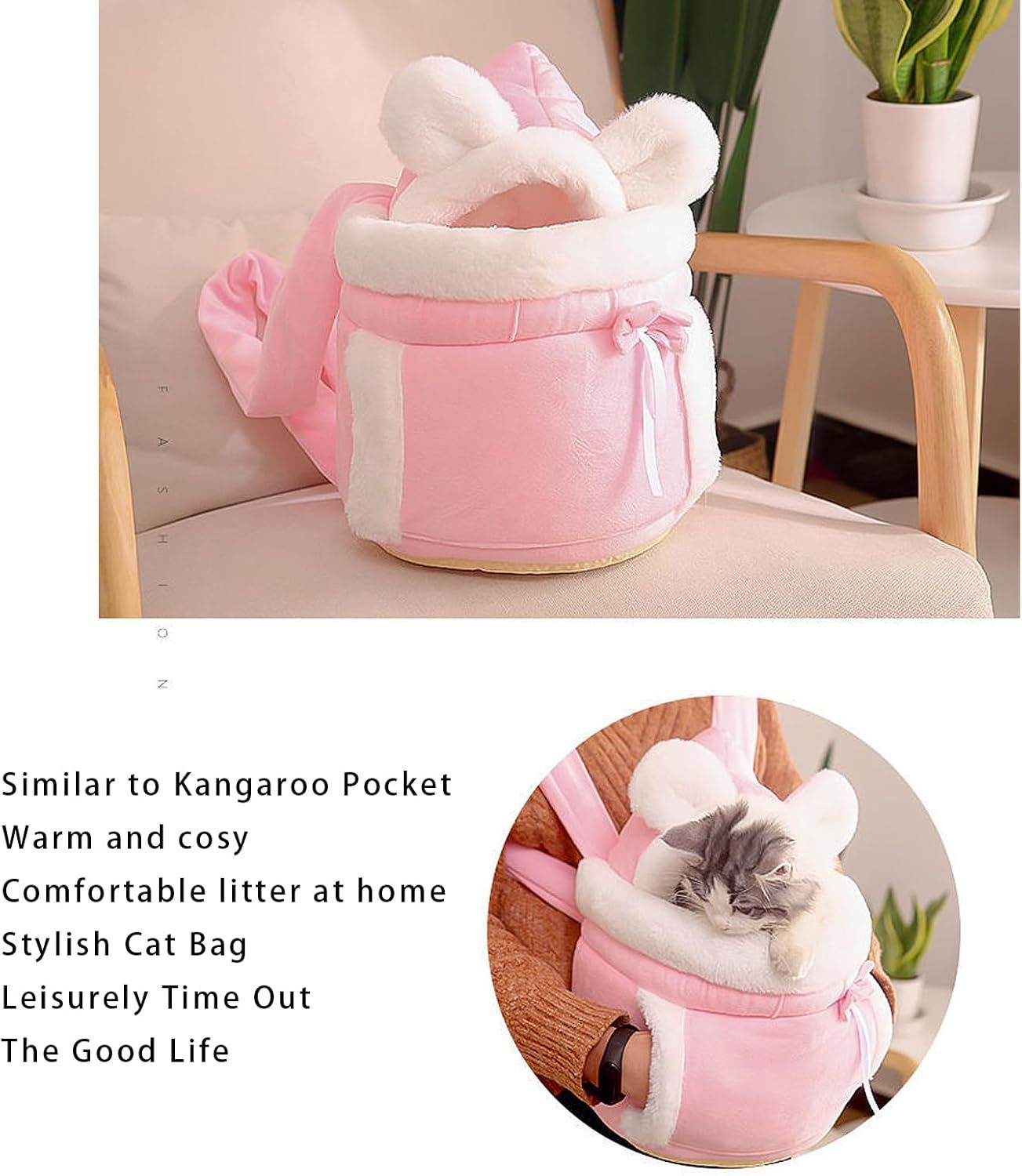 Cozy Backpack Cat Carrier