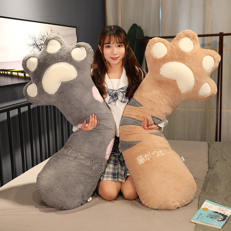 Giant Cat Paw Plush Pillow