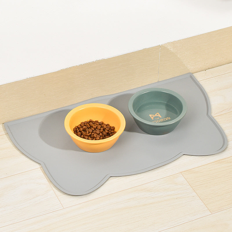 Cat Head Silicone Feeding Mat