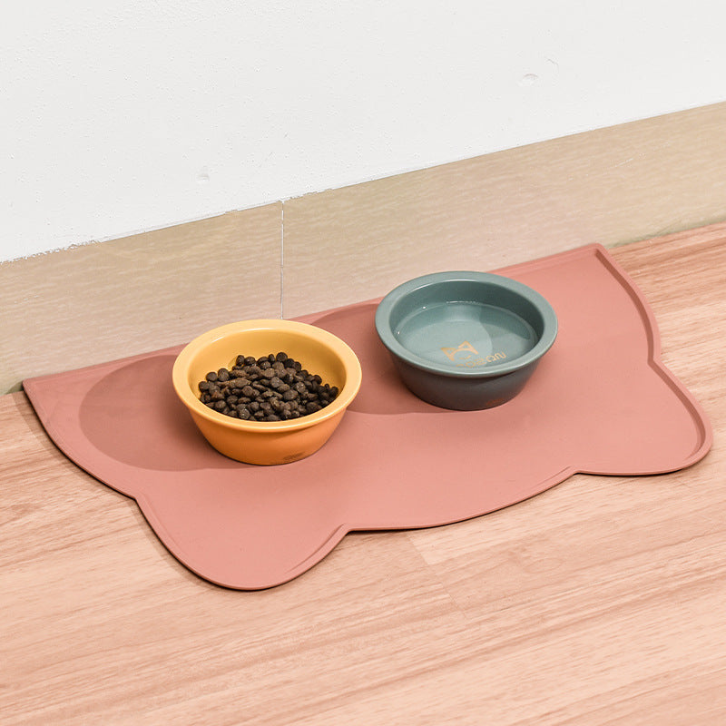 Cat Head Silicone Feeding Mat