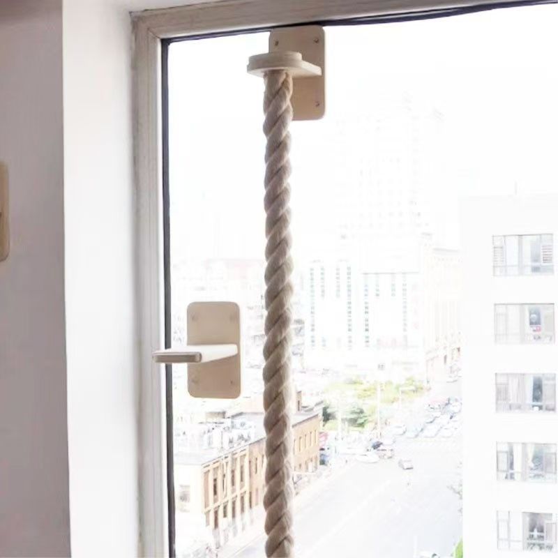 Wall-Mounted Cat Climbing Rope