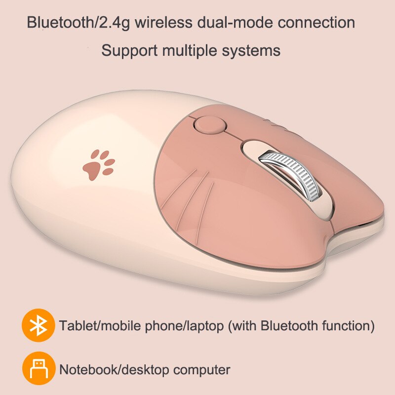 Süße Katzen-Bluetooth-Maus