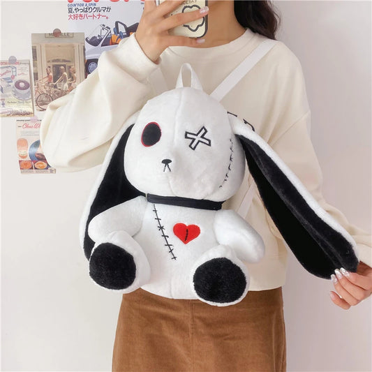 The Gothic Bunny Plush Backpack