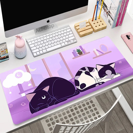 Japanese Style Cat Mouse Pad