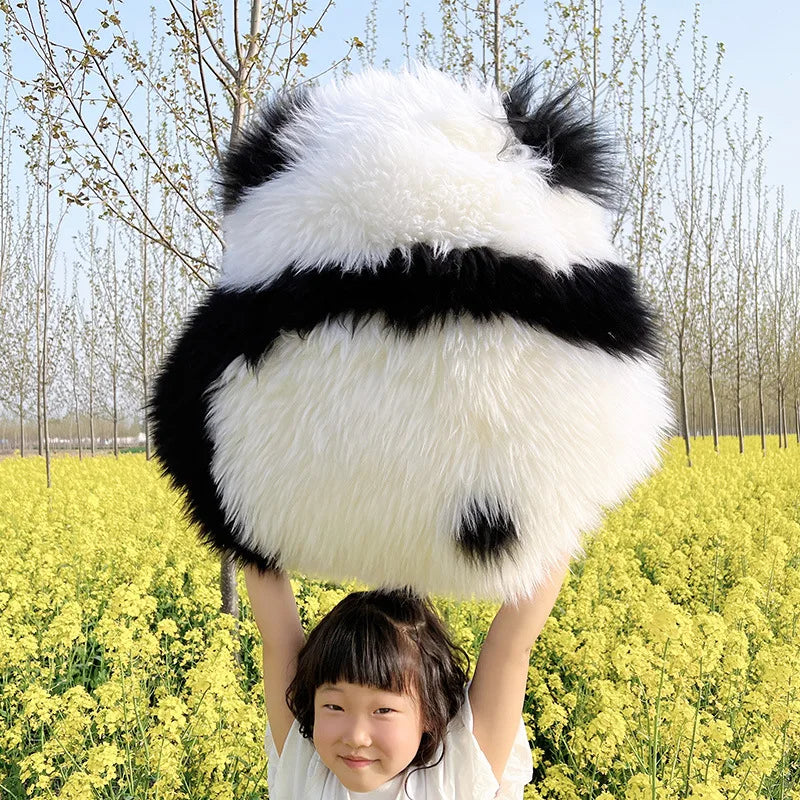 Angry Panda's Back Cozy Cushion