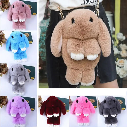 Fluffy Bunny Plush Bag