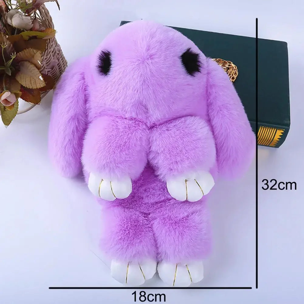 Fluffy Bunny Plush Bag