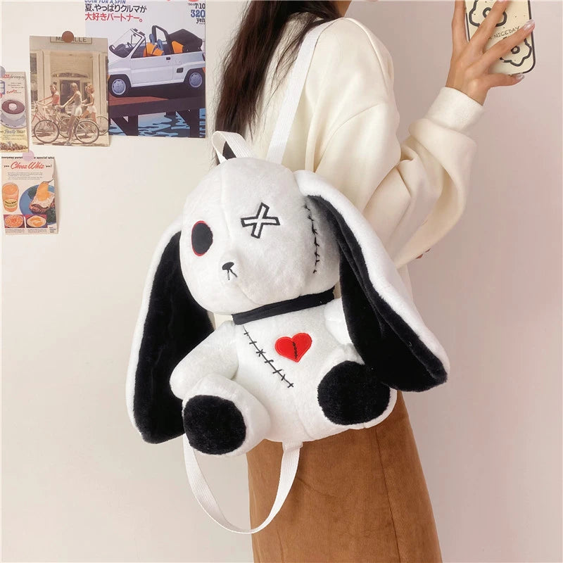 The Gothic Bunny Plush Backpack