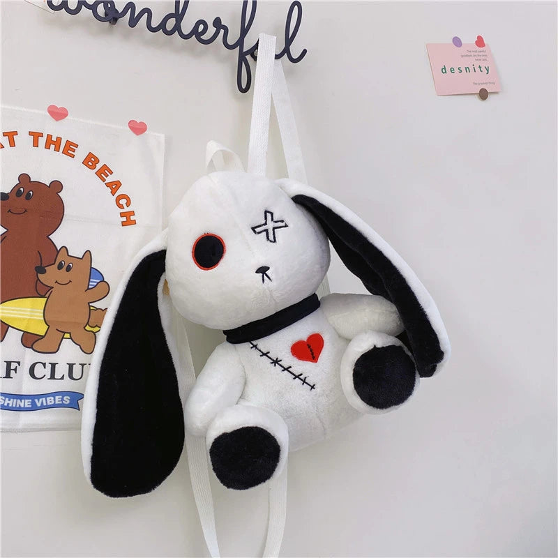 The Gothic Bunny Plush Backpack