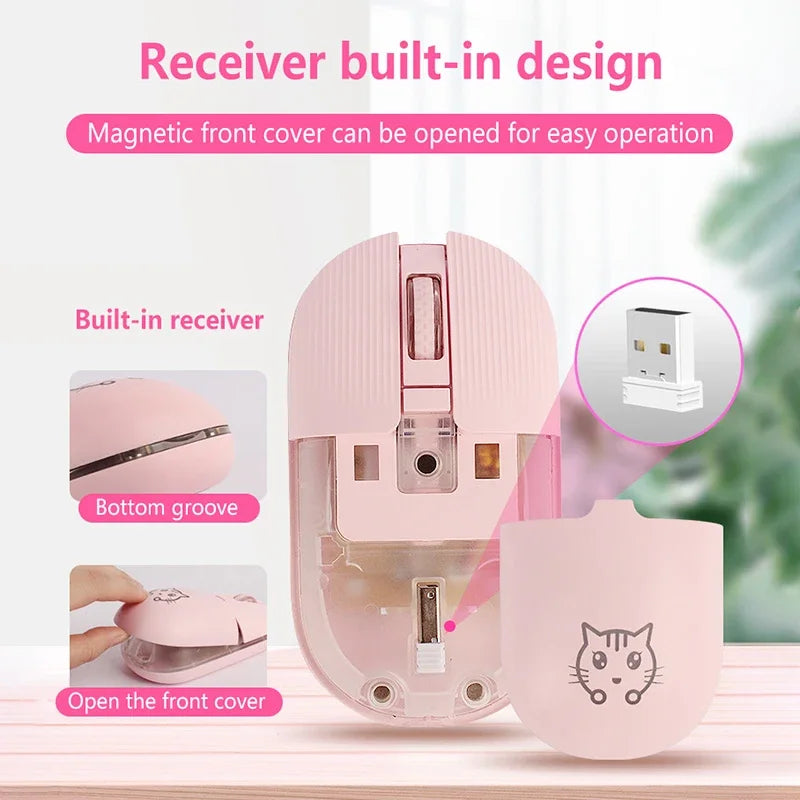 Chic Little Cat Wireless Mouse