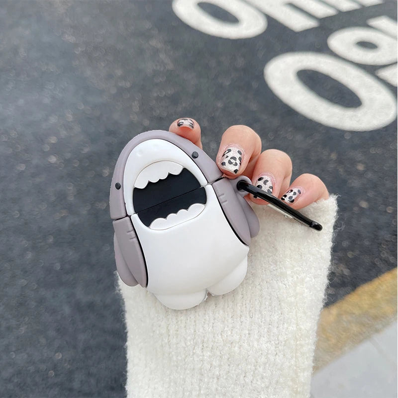 Little Shark Silicone Airpods Case