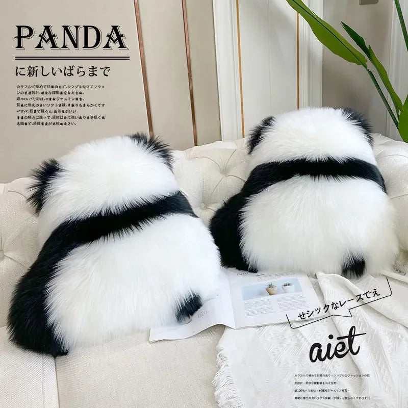 Angry Panda's Back Cozy Cushion