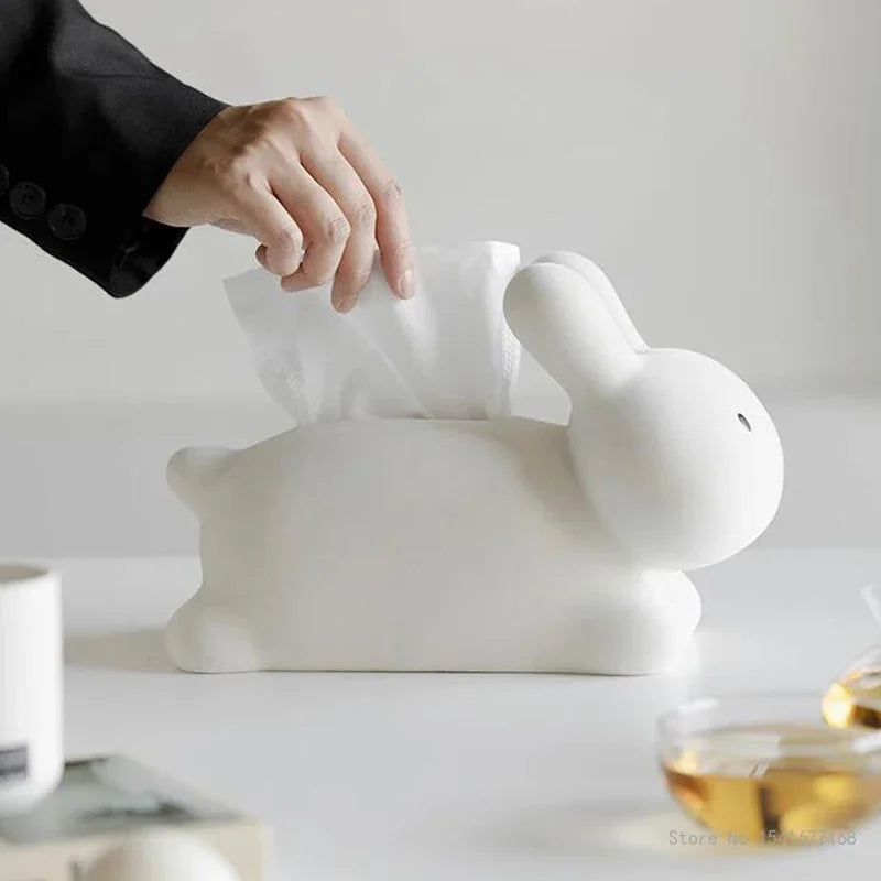 Sleek Rabbit Tissue Organizer