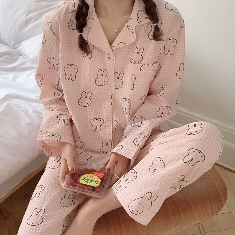 Women Cute Rabbit Pajamas