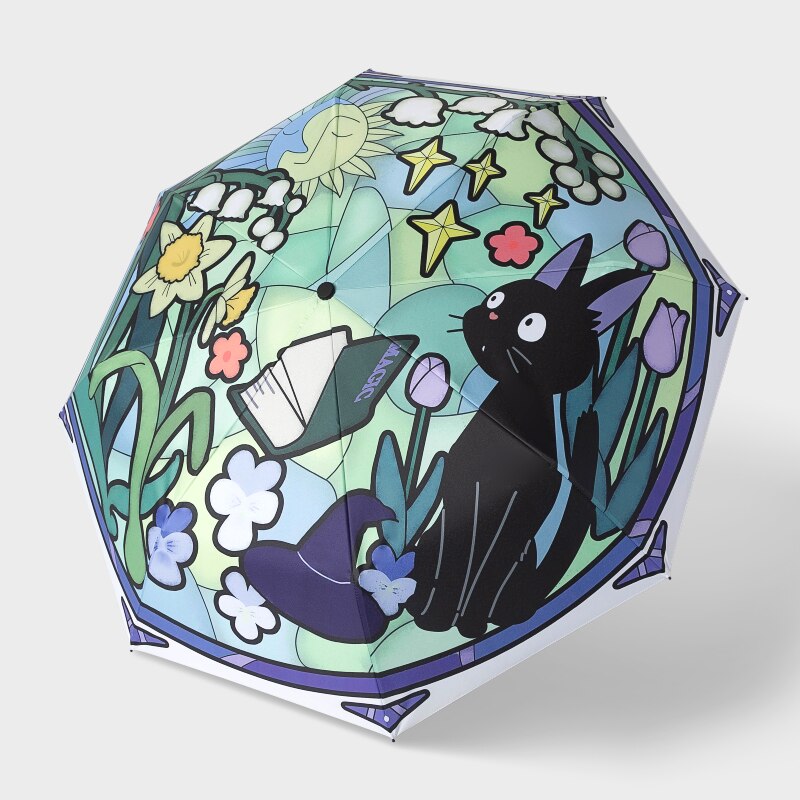 Parapluie automatique avec motif chat