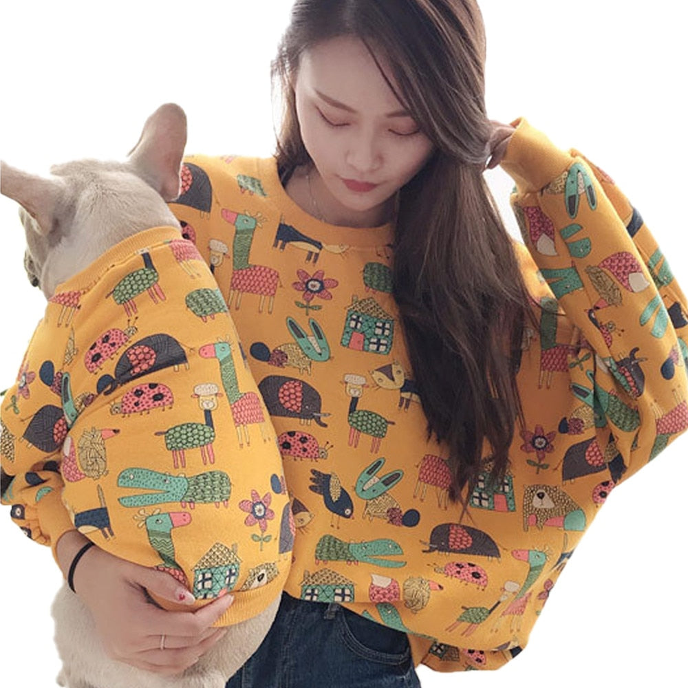 Stylish Dog and Owner Matching Hoodies