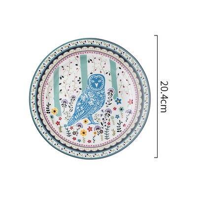 Animal Pattern Ceramic Plate - Puppeeland