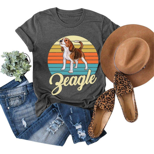 Beagle Dog Summer T-shirt - Puppeeland