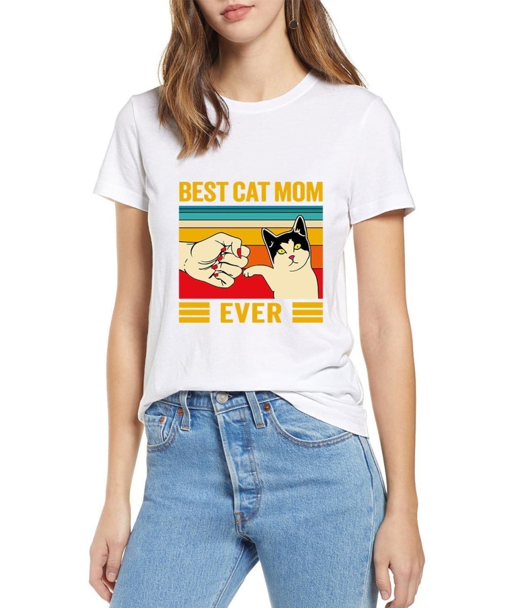 Best Cat Mom Ever T-Shirt - Puppeeland