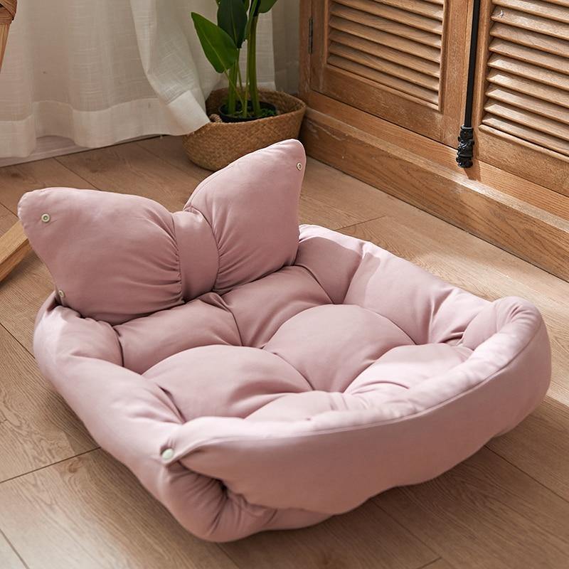 Bow Design Bed For Pet - Puppeeland