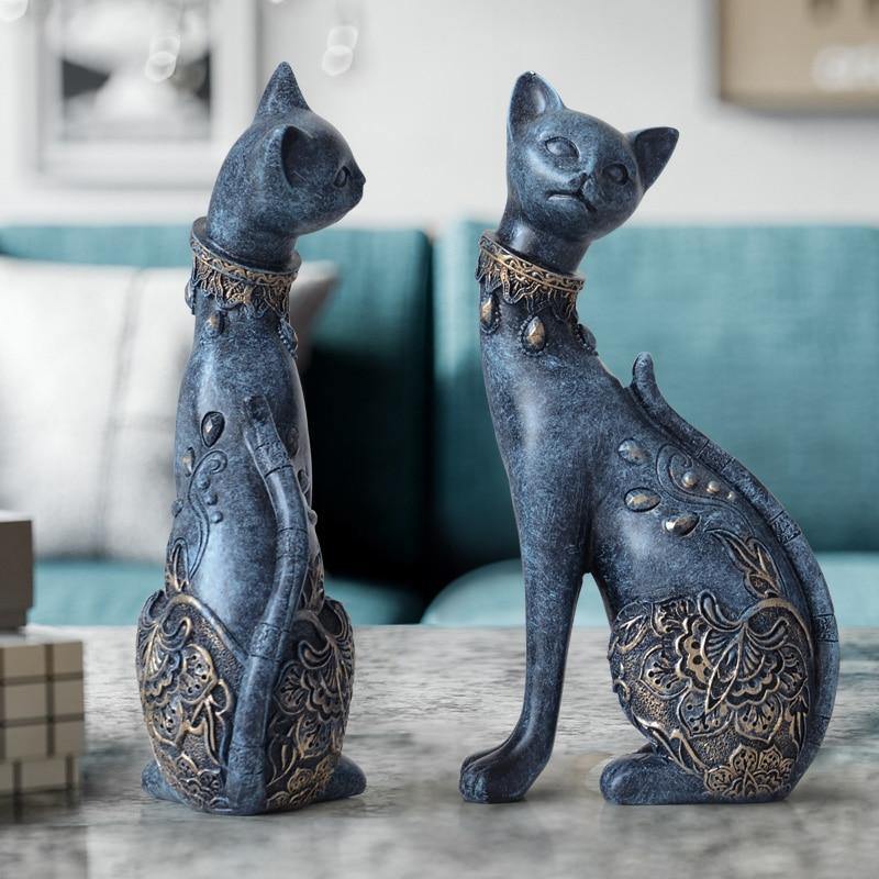 Cat Couple Figurines - Puppeeland