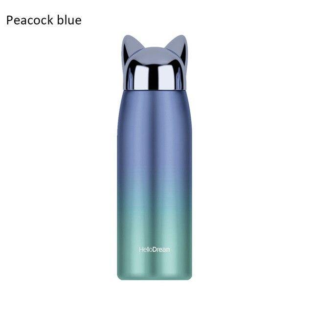 Cat Ear Thermo Insulated Water Bottle