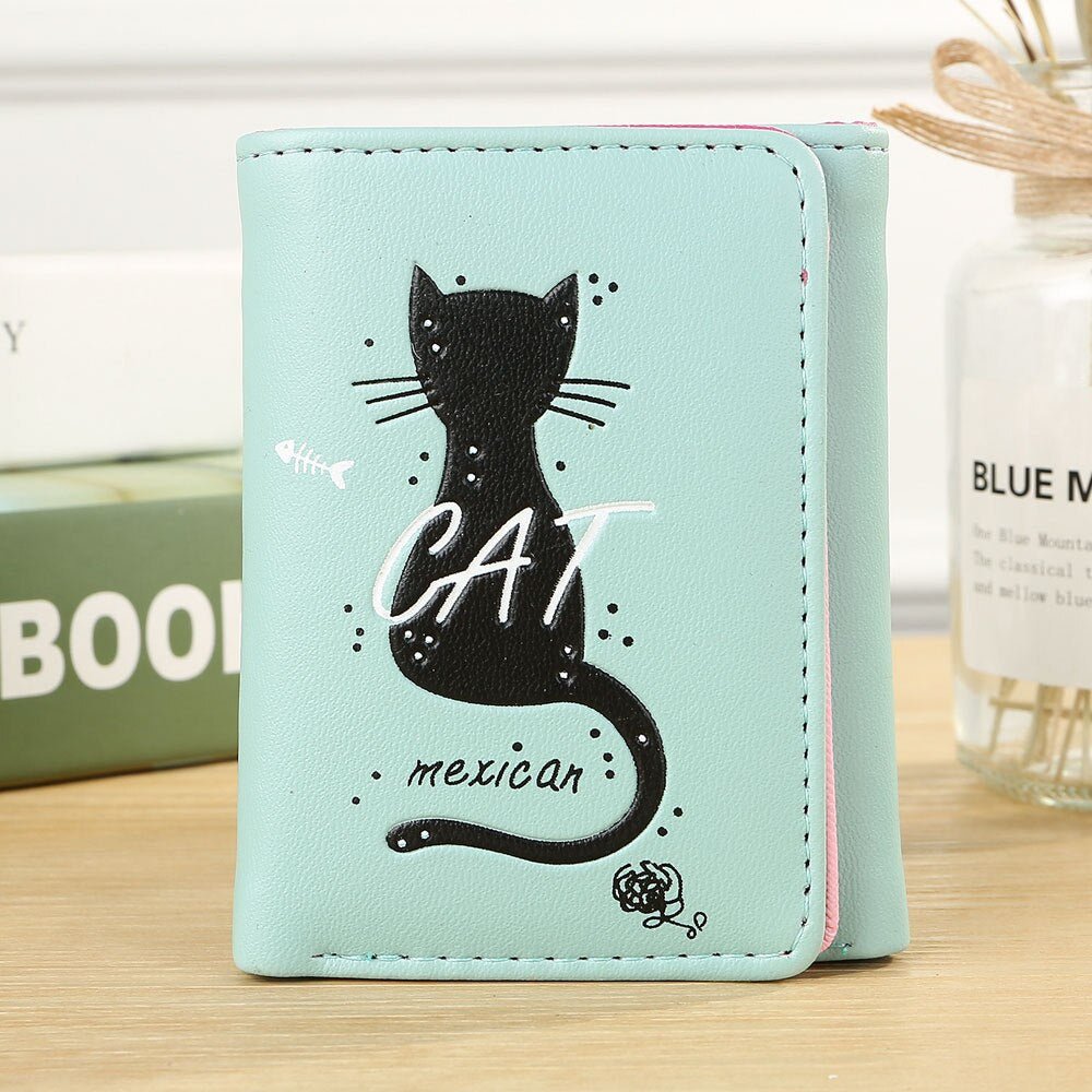 Colorful Cat Wallet - Puppeeland