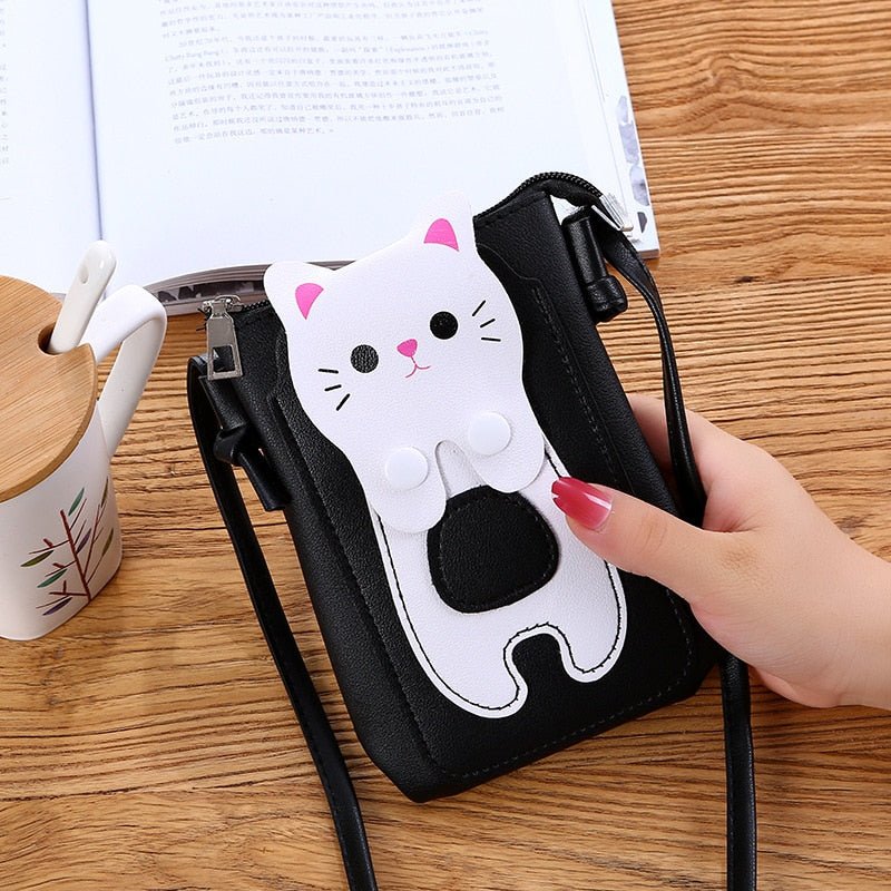 Cute Cat Crossbody Phone Bag - Puppeeland