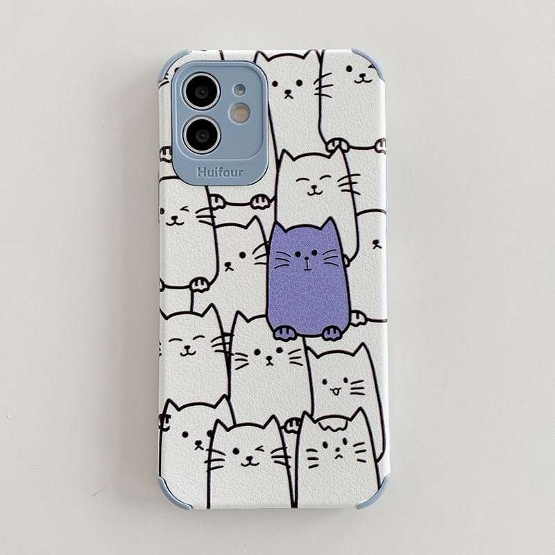 Cute Cat Design iPhone Case - Puppeeland