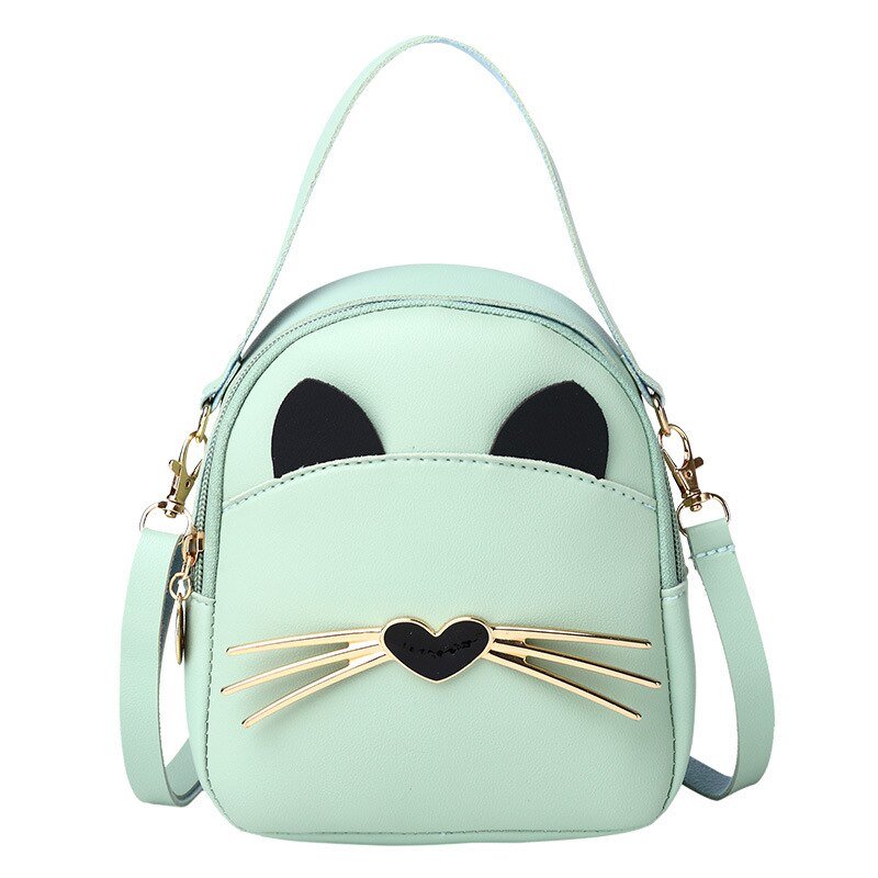 Cute Cat Mini Crossbody Backpack Bag - Puppeeland