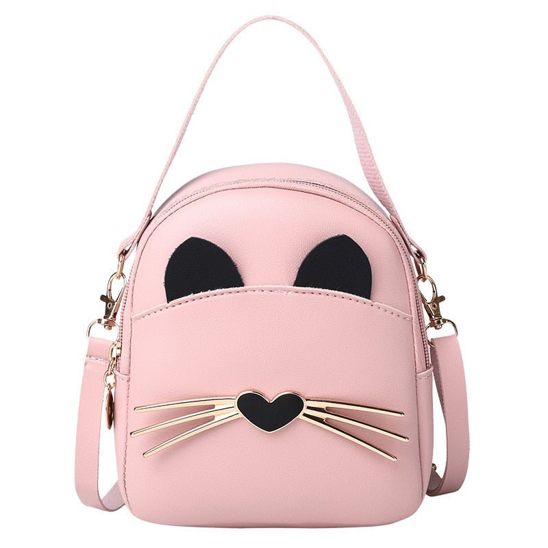 Cute Cat Mini Crossbody Backpack Bag - Puppeeland