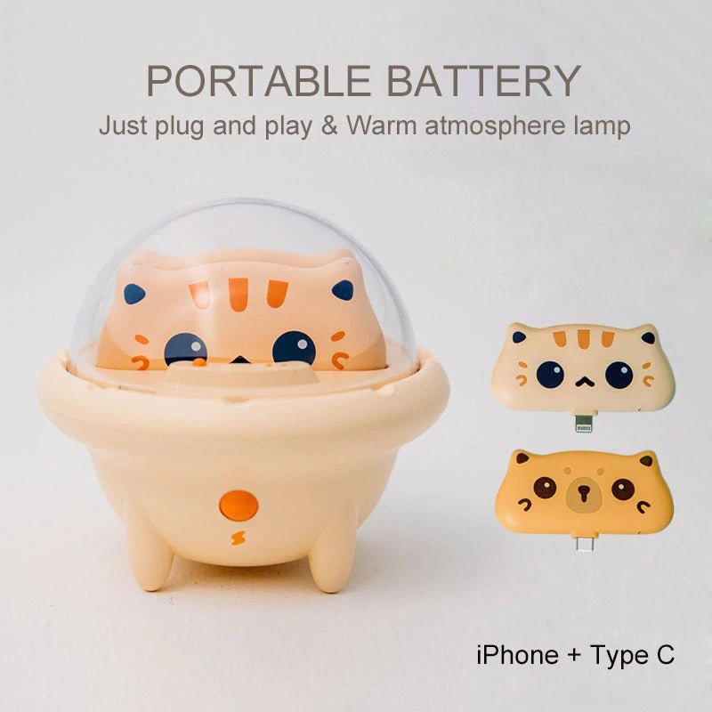 Cute Cat Portable Phone Battery Power Bank - Puppeeland
