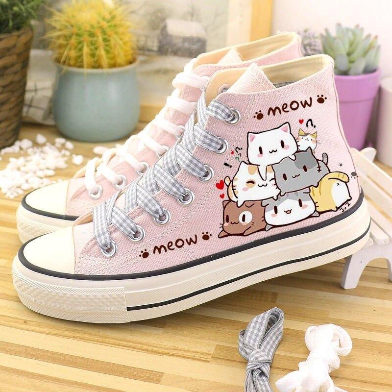 Cute high top on sale shoes