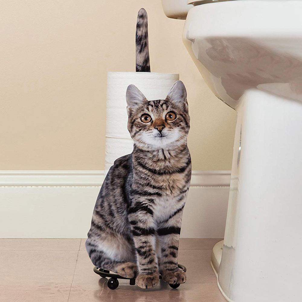 Cute Cat Toilet Paper Roll Holder - Puppeeland