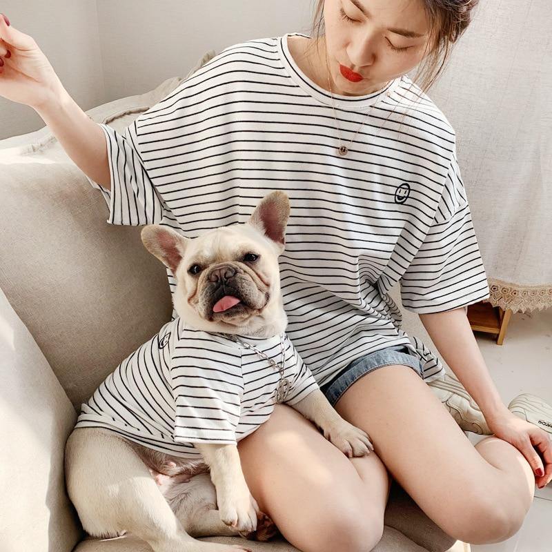 Matching dog and owner hot sale shirt